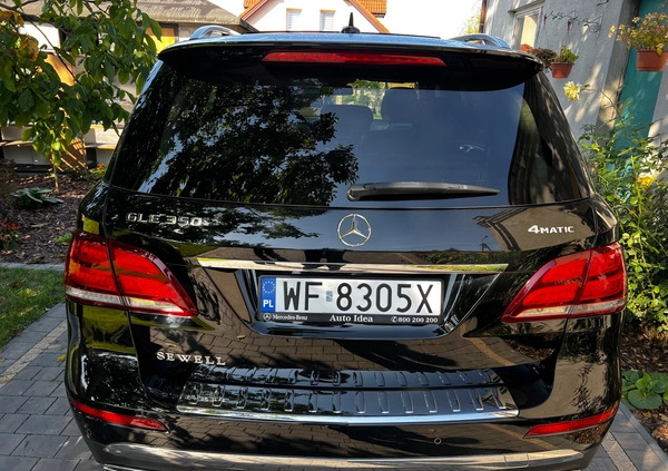 Mercedes-Benz GLE cena 165000 przebieg: 90883, rok produkcji 2018 z Warszawa małe 742
